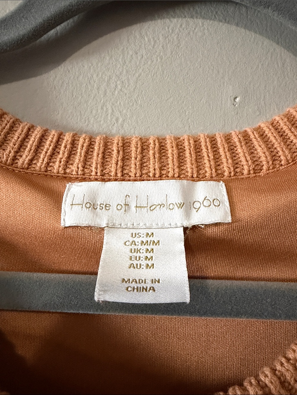 House of Harlow 1960 Crochet Fringe Tank Sweater - Camel - Picture 2 of 3